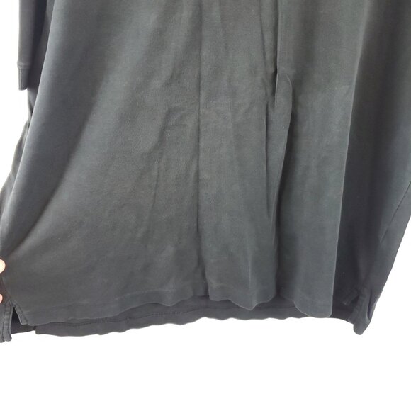 Roundtree & Yorke Supima Cotton Mens Polo Blk Luster Soft Collection Shrt Slv XL - Picture 4 of 9